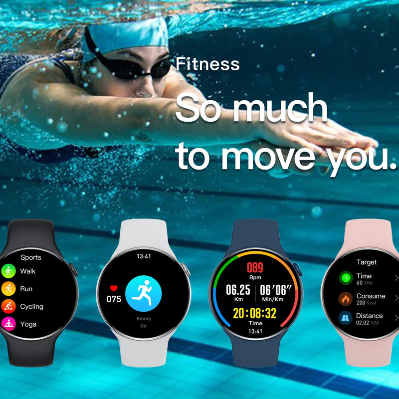 IWO PRO Watch8 Pro Smartwatch 1,5 polegadas, NFC, Chamada Bluetooth, Monitoramento de Saúde e Esportes, Monitoramento de Sono, Smartwatch para Homens e Mulheres, Venda por Atacado.