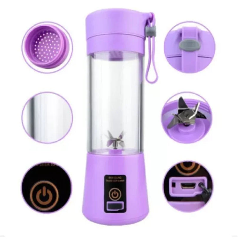 Mini Liquidificador Portátil Shake Cup Suco + Cabo Usb