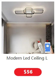 Luminárias de Teto APP RC Quadrado Círculo Anéis para Sala de Estar, Quarto, Casa AC85-265V Lâmpada de Teto Moderna Led Lustre Plafonnier