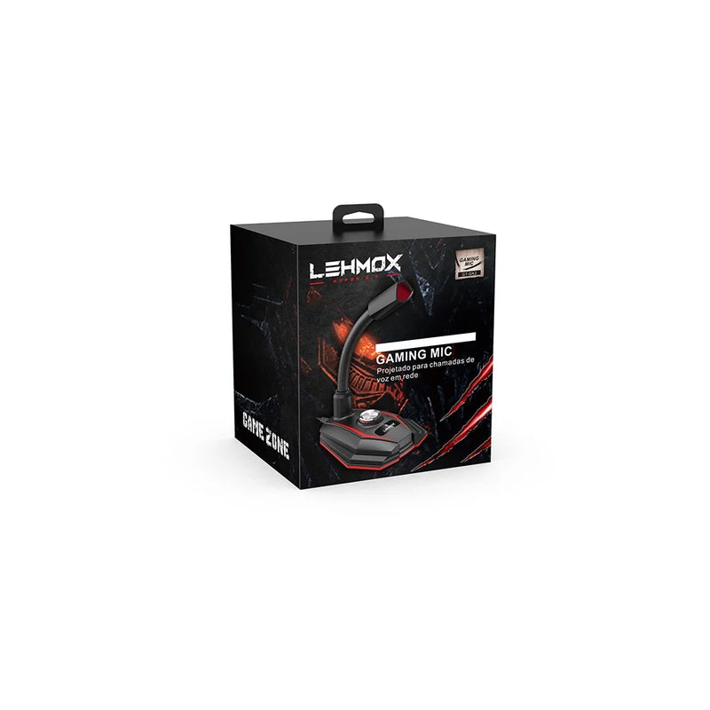 Microfone de mesa gamer Lehmox USB GT-GK2